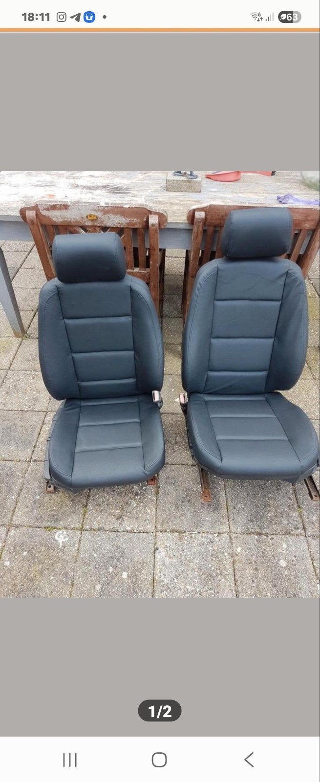 Bmw e36 sedan zwart leder als nieuw, Ophalen of Verzenden, Gebruikt, BMW