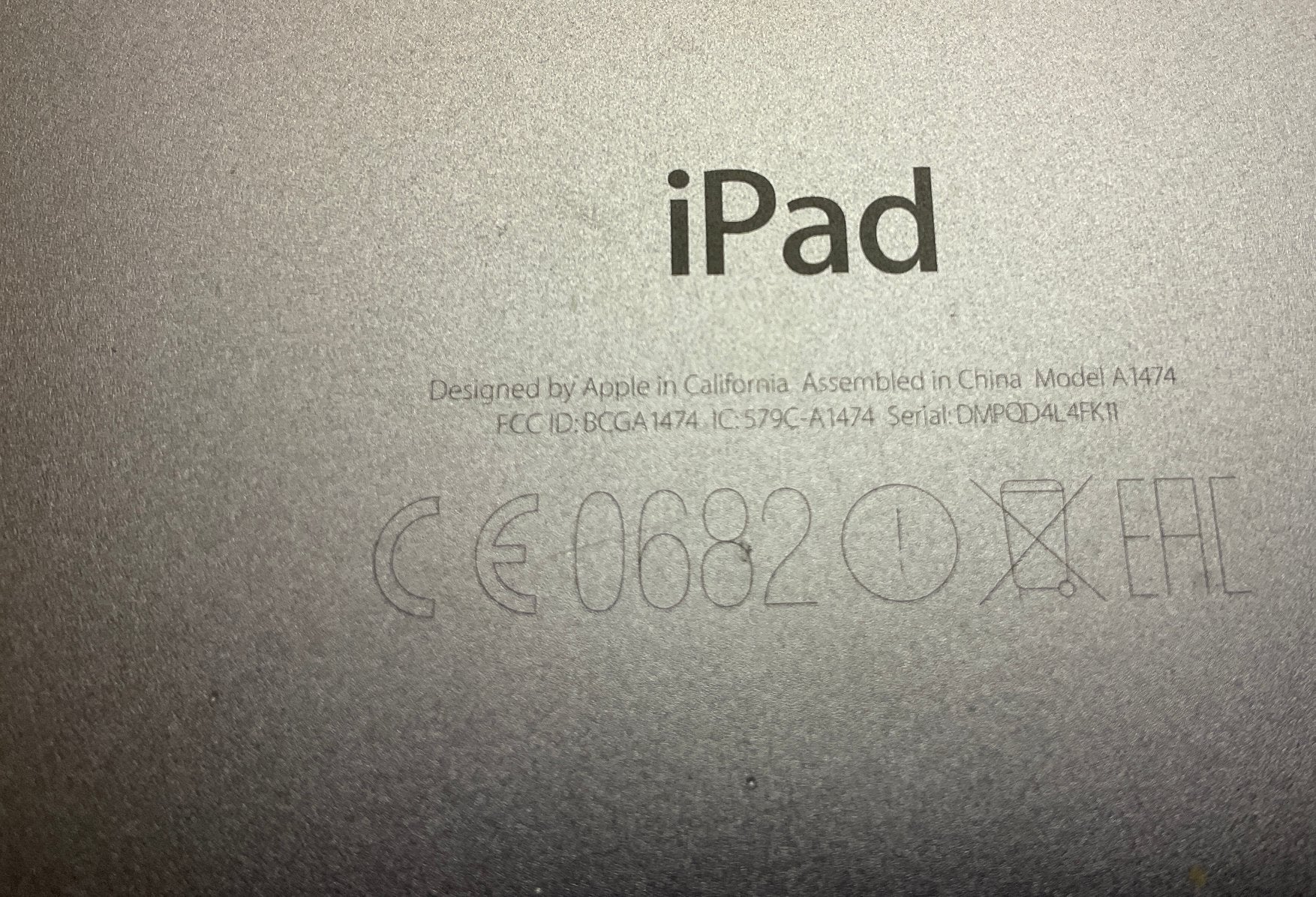Ipad Air 1e gen.