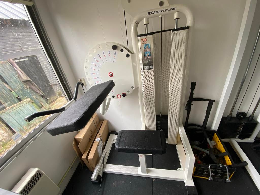 Professionele Arm Curl Teca Rehab System - Tot 60 kg, Ophalen, Zo goed als nieuw, Armen, Overige typen
