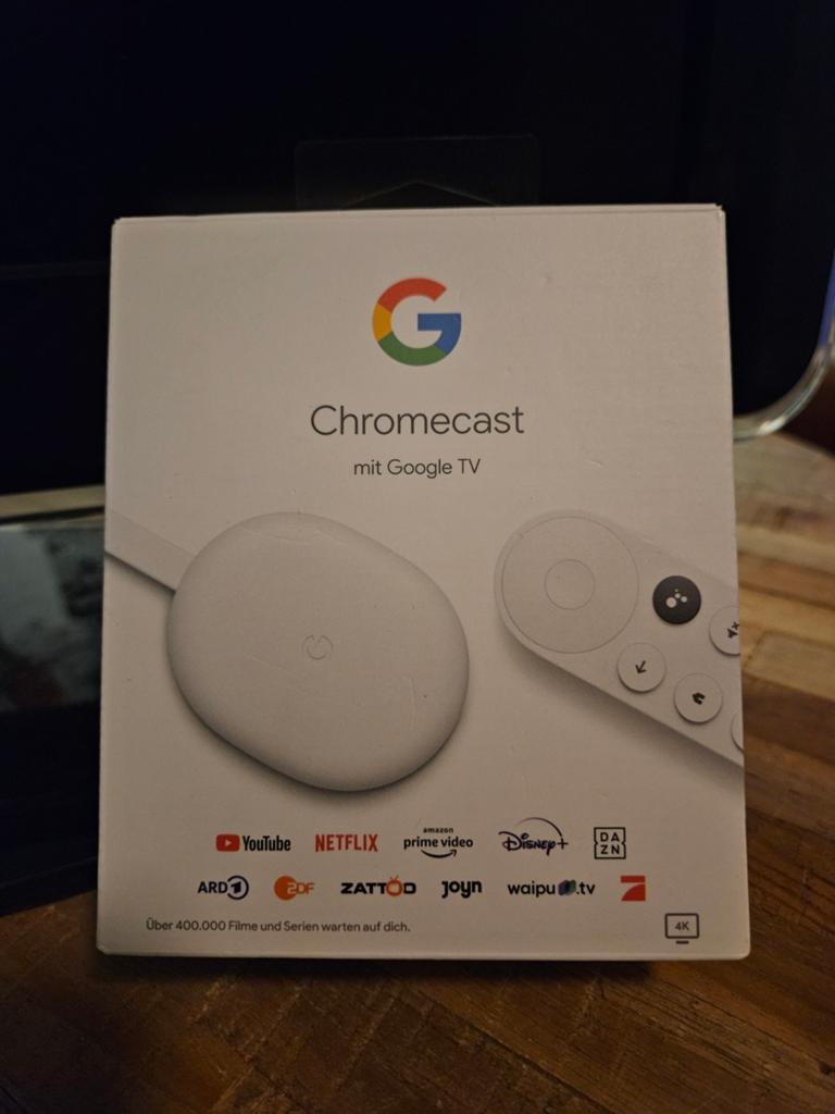 Chromecast met Google TV 4K - Zo goed als nieuw, Ophalen of Verzenden, Zo goed als nieuw, HDMI, Minder dan 500 GB