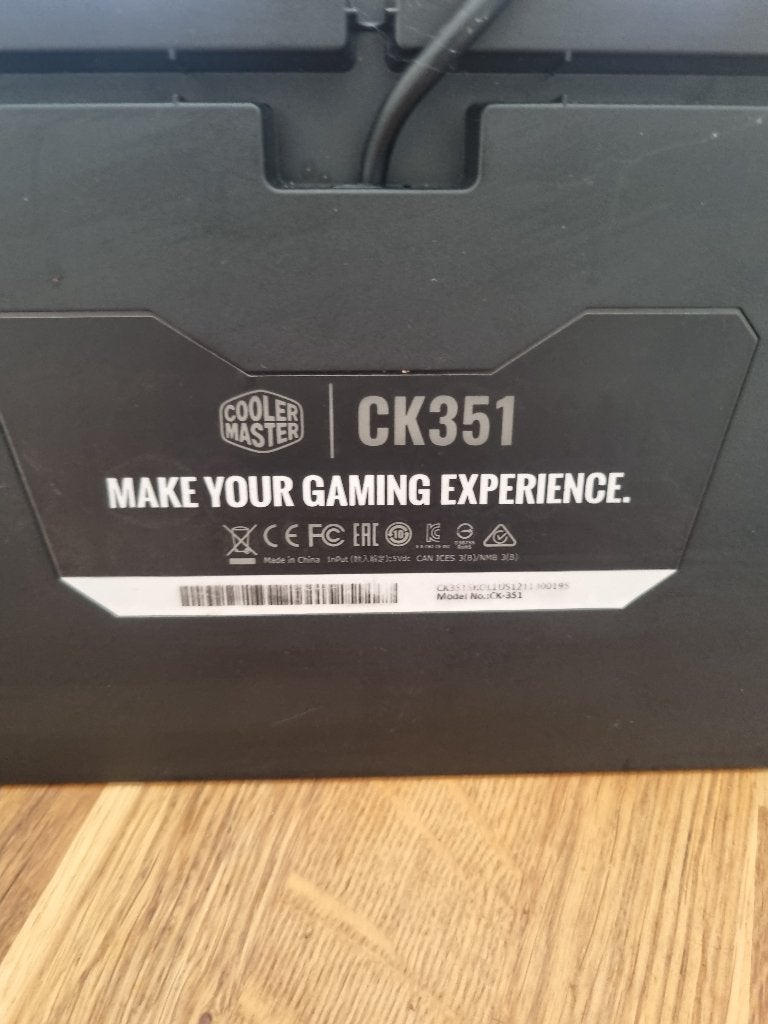 Mechanical Gaming toetsenbord cooler master, Cooler Master, Ophalen of Verzenden, Zo goed als nieuw, Qwerty