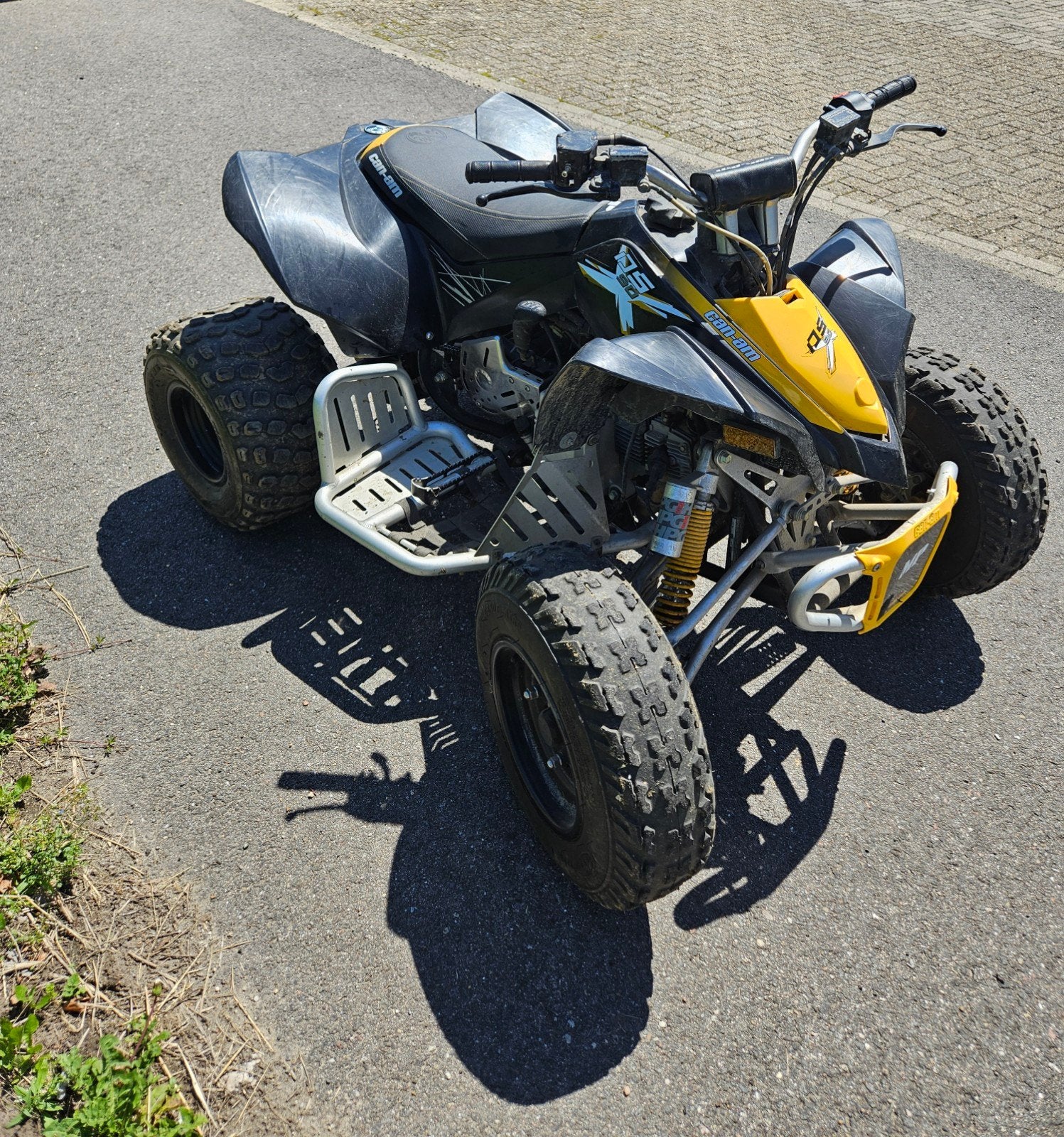Can-am 90cc quad te koop, Ophalen