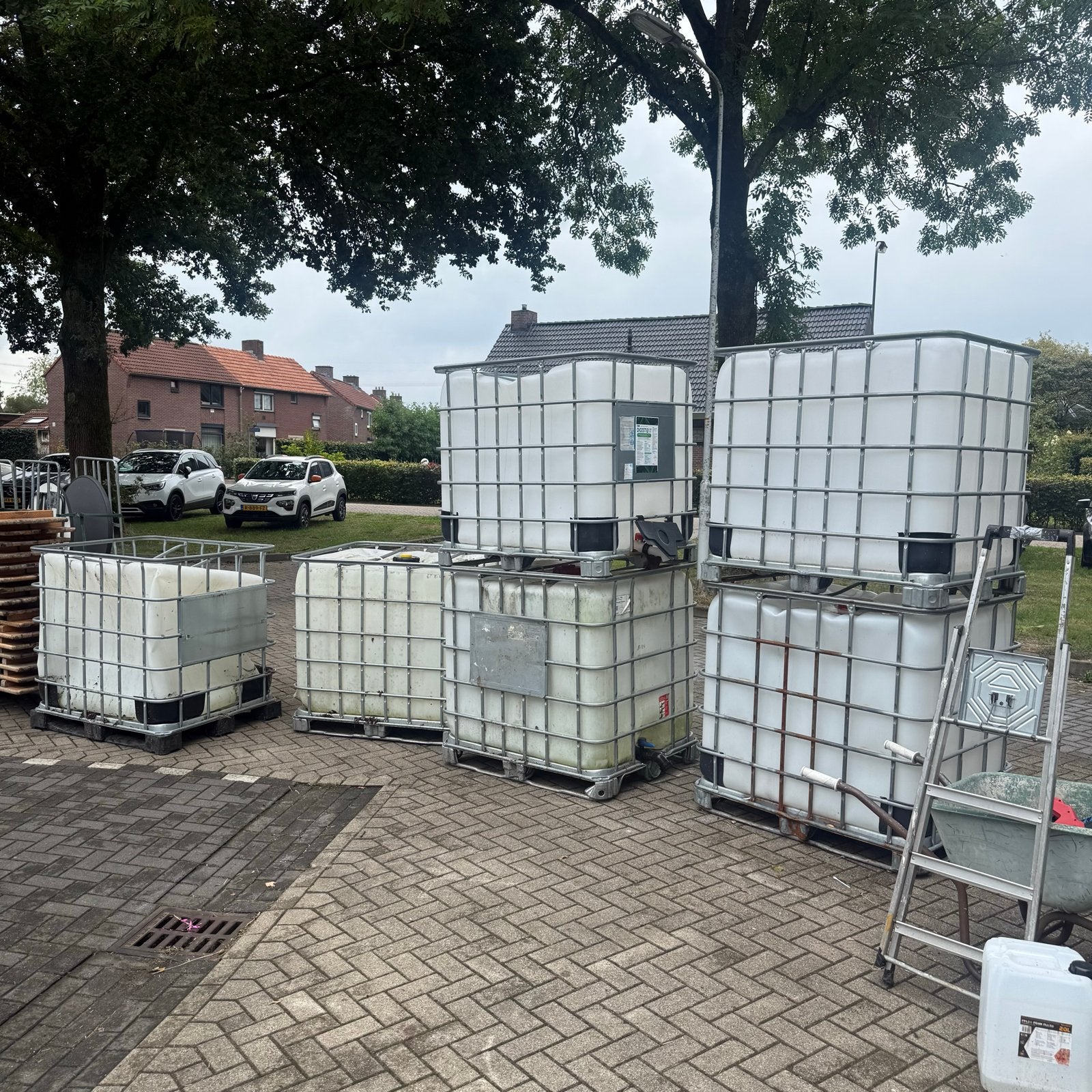 IBC Vaten - Diverse Maten en Condities, Ophalen, Ibc, Zo goed als nieuw, Krat