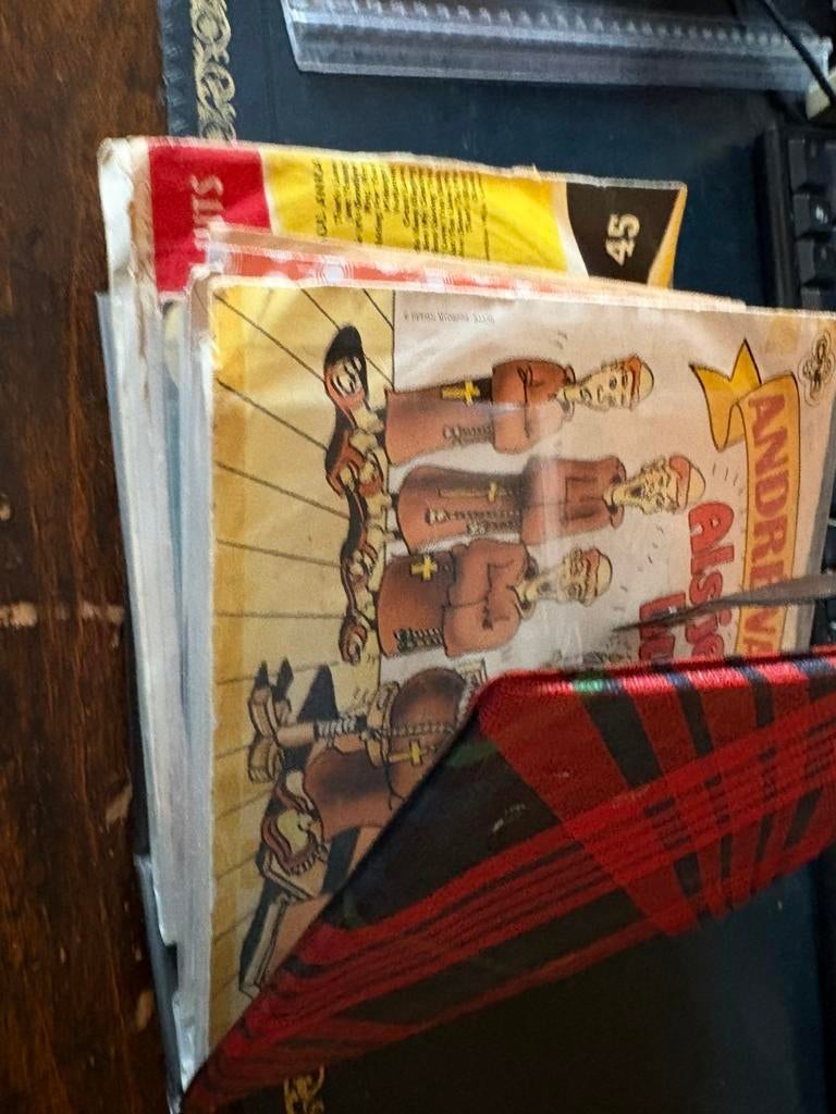 Cool nostalgisch mapje met 40 NL-talige singeltjes, Ophalen of Verzenden, Gebruikt, Nederlandstalig