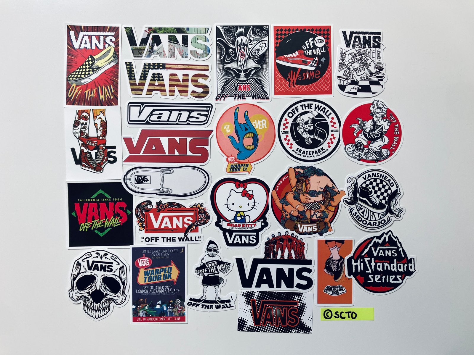 Stickers skate Vans DIY project agenda skateboard laptop, Ophalen of Verzenden, Nieuw, Meerdere stickers