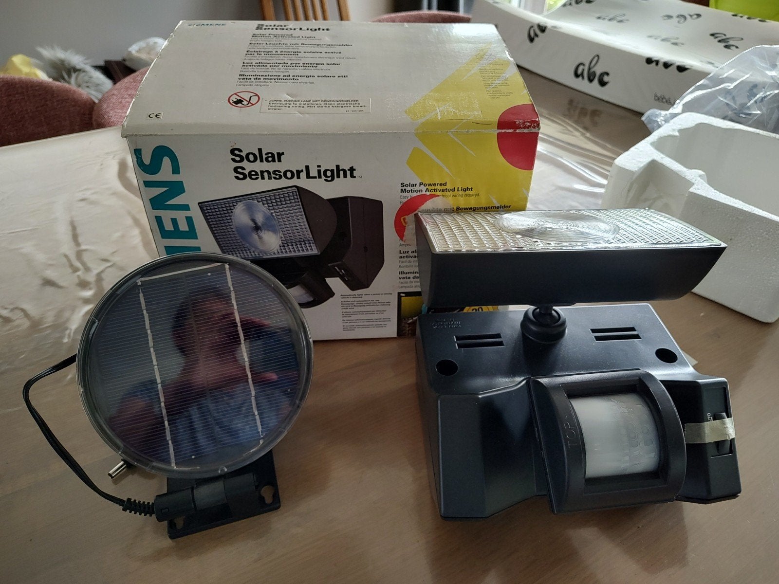Siemens Solar SensorLight - Buitenlamp met bewegingssensor, Ophalen, Zonne-energie, Wandlamp, Nieuw