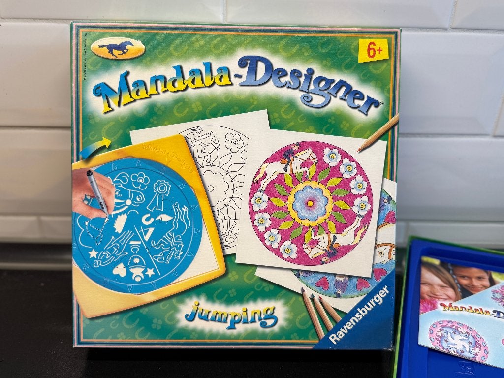 Mandala Designer jumping paard, Ophalen of Verzenden, Zo goed als nieuw