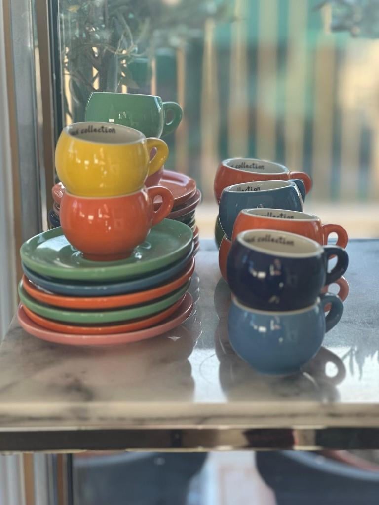 Danesi Collection Espresso Cups & Saucers, Ophalen, Zo goed als nieuw, Bord(en), Overige stijlen