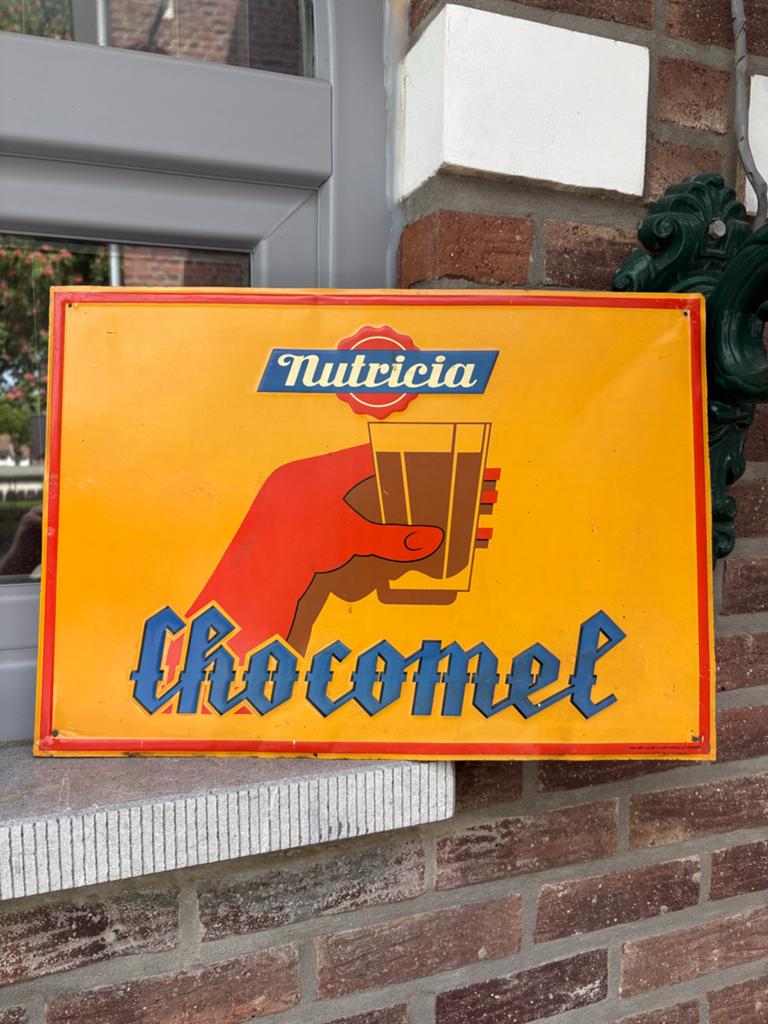 Nutricia Chocomel Reclamebord, Verzamelen, Merken en Reclamevoorwerpen, Ophalen of Verzenden, Zo goed als nieuw, Reclamebord