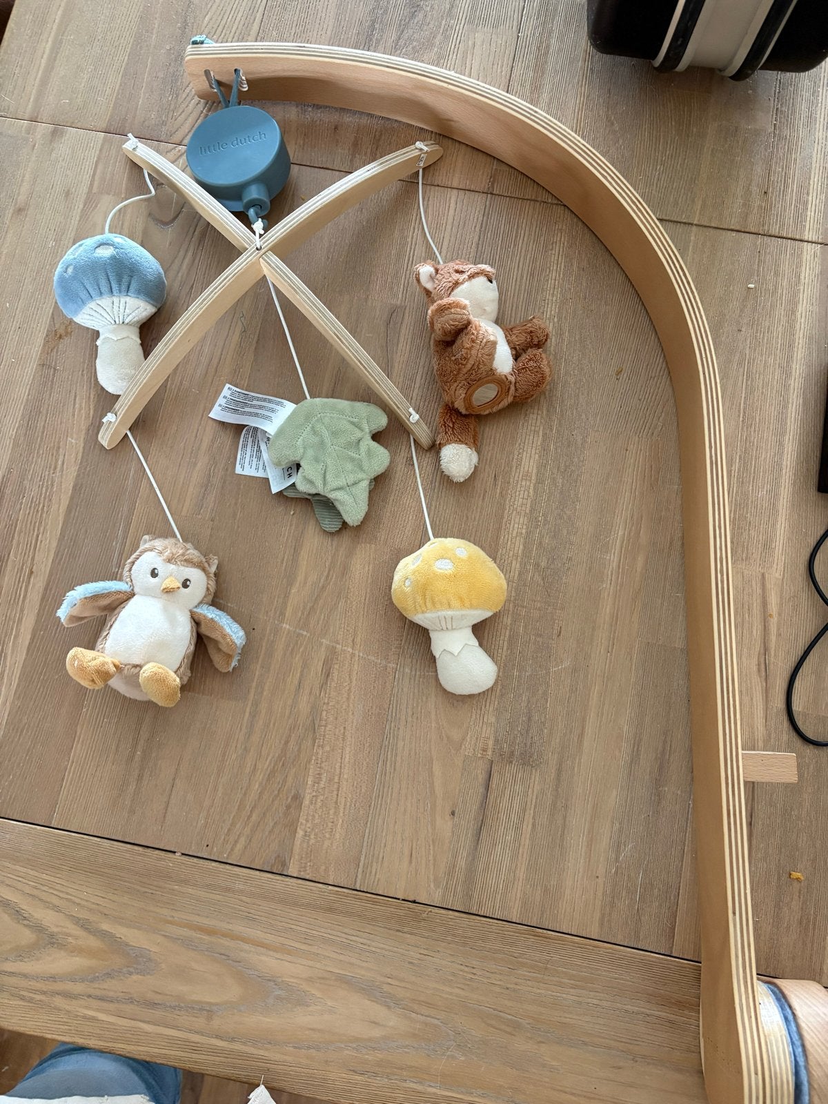 Little Dutch Houten Muziekmobiel met Geluid, Kinderen en Baby's, Speelgoed | Babyspeelgoed, Ophalen, Zo goed als nieuw, Mobiel