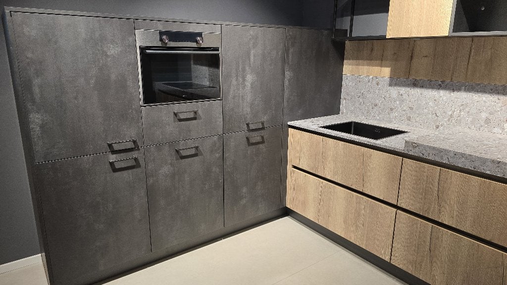 NIEUWE Bruynzeel Showroomkeuken "Exclusive Gold Serie", Huis en Inrichting, Overige kleuren, Hoekkeuken, Zo goed als nieuw, Innovare Keukens v.o.f.