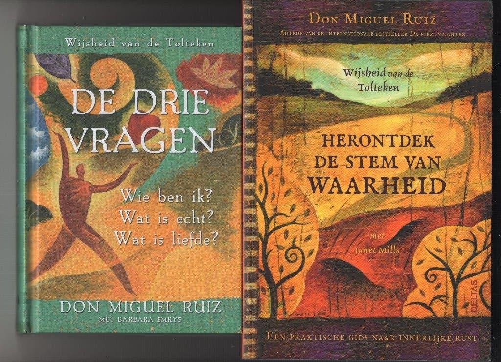 Herontdek de stem van waarheid en De drie vragen Tolteken, Ophalen of Verzenden, Zo goed als nieuw, Spiritualiteit algemeen, Overige typen