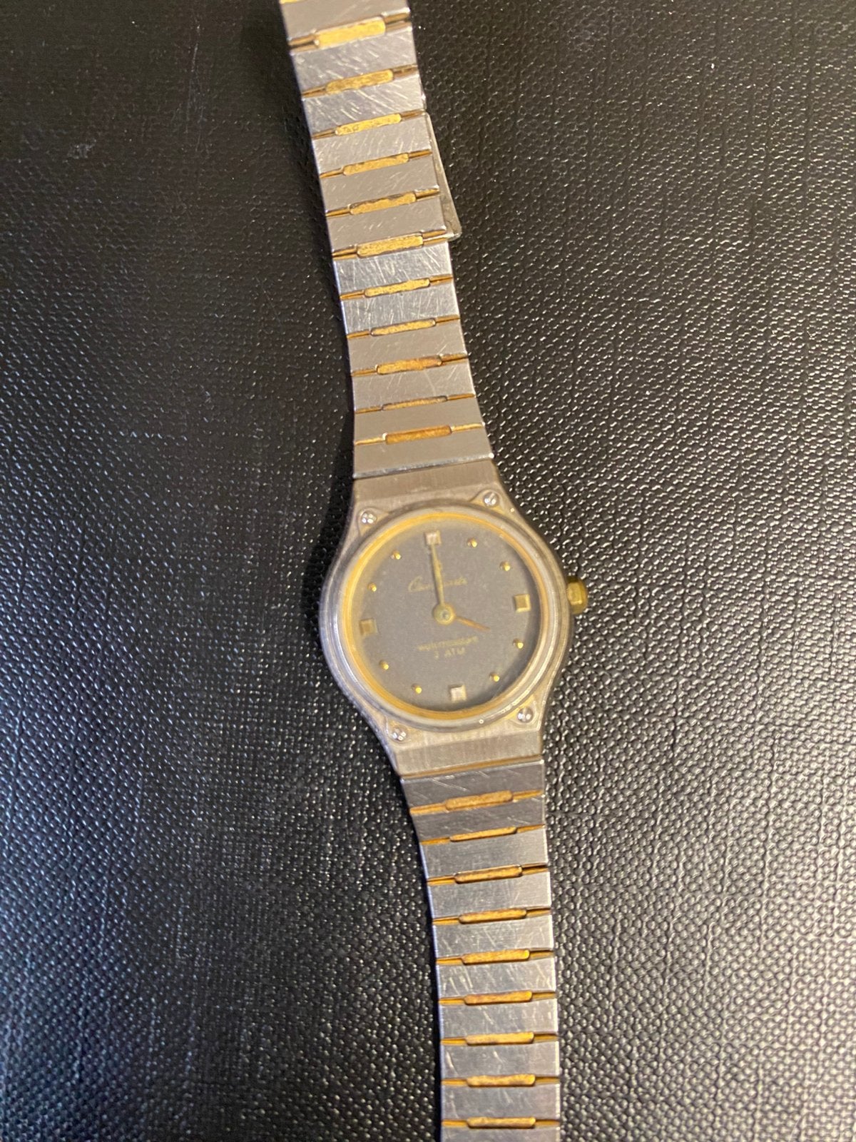 Vintage dameshorloge Osco, Staal, Gebruikt, Staal, Polshorloge