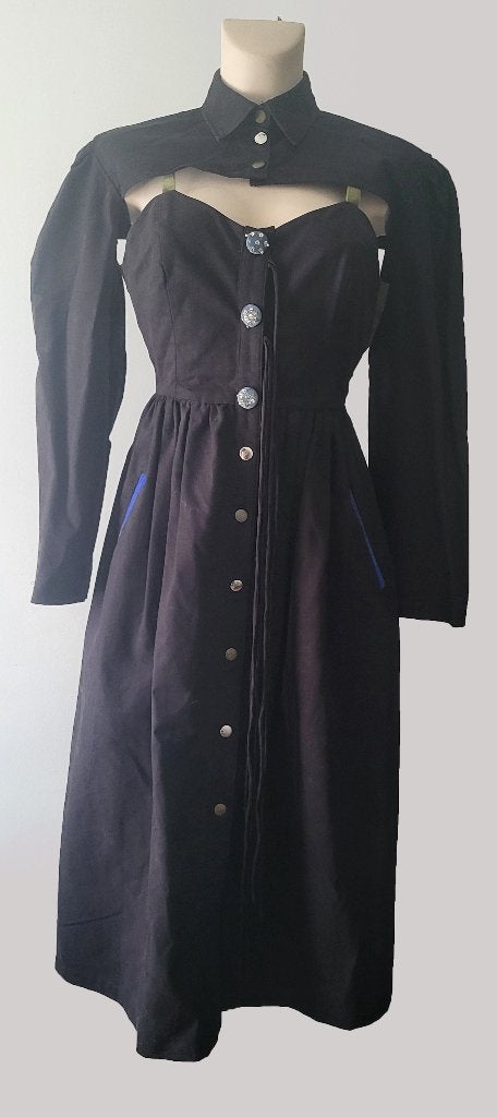 Jnylon Studios 2-Piece Dress & Jacket Set, Maat 38/40 (M), Blauw, Jnylon Studios, Ophalen of Verzenden