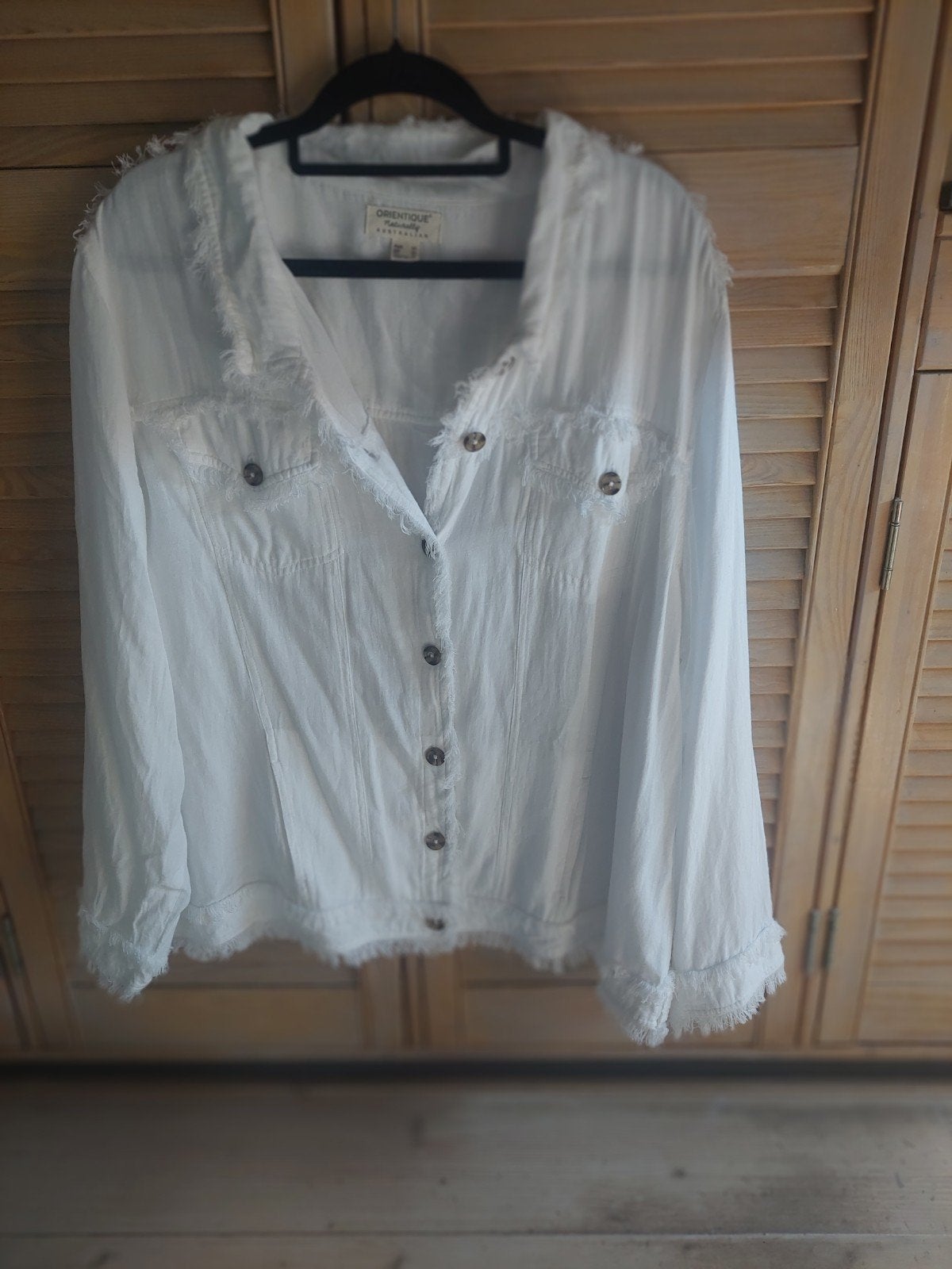 Orientique jasje wit mt 52 zgan, Kleding | Dames, Grote Maten, Verzenden, Wit, Zo goed als nieuw, Jasje of Colbert