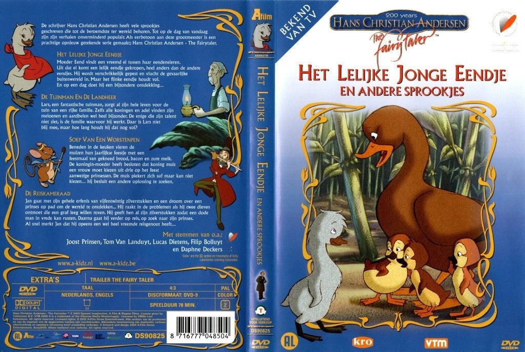 Het lelijke jonge eendje en andere sprookjes, Cd's en Dvd's, Alle leeftijden, Ophalen of Verzenden, Zo goed als nieuw
