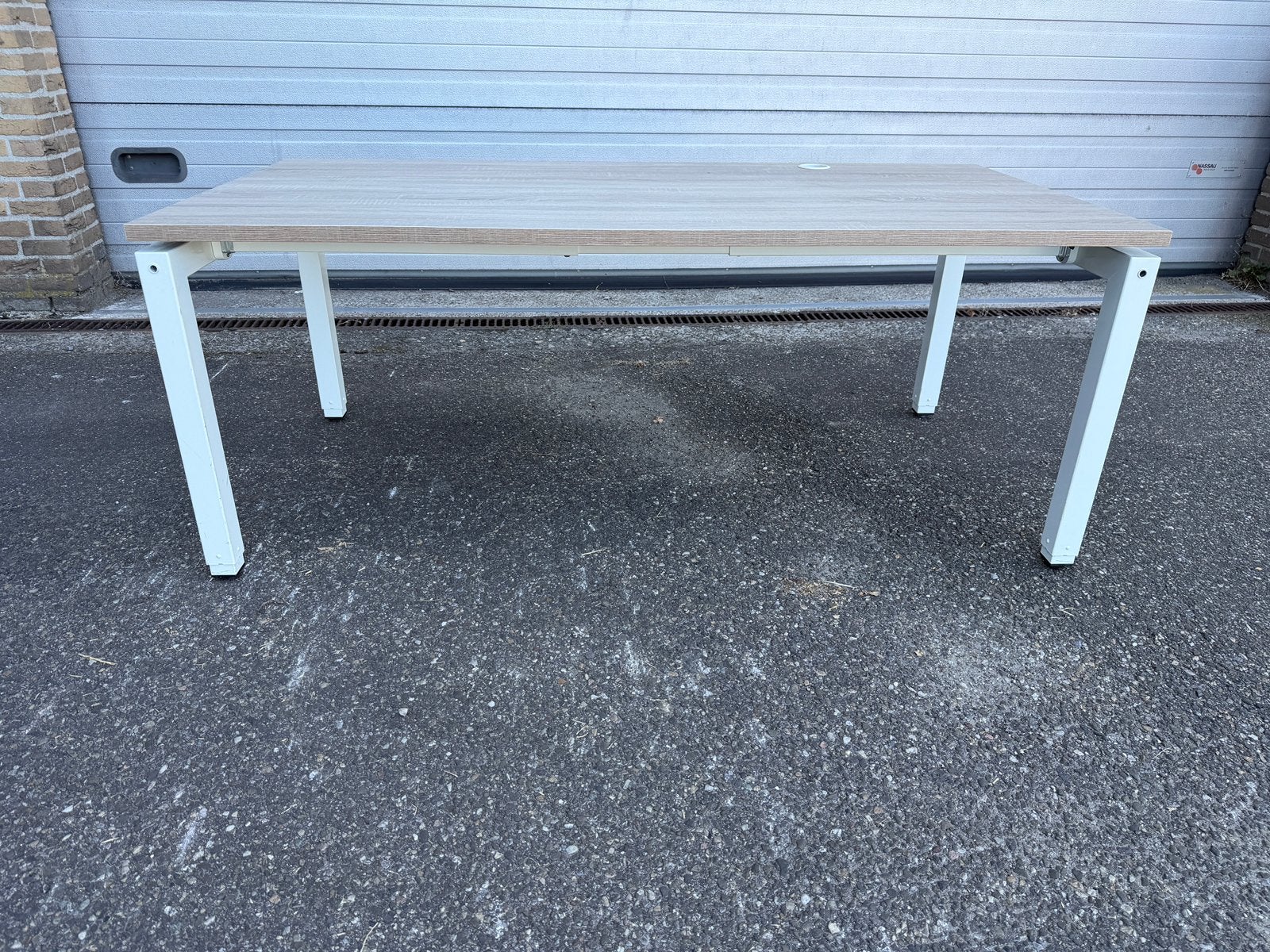 Bureau 160 x 80 cm, slinger verstelling, Ophalen, Overige typen, 160 cm, Gebruikt