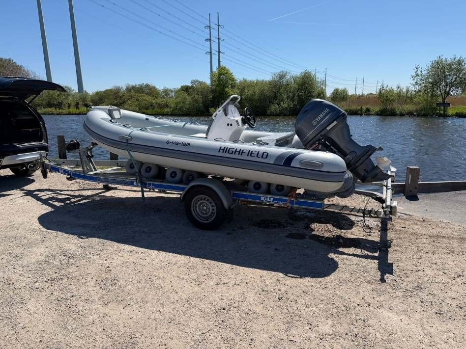 Highfield Sport 460, Watersport en Boten, Gebruikt, Overige brandstoffen, 5 m, 2 m