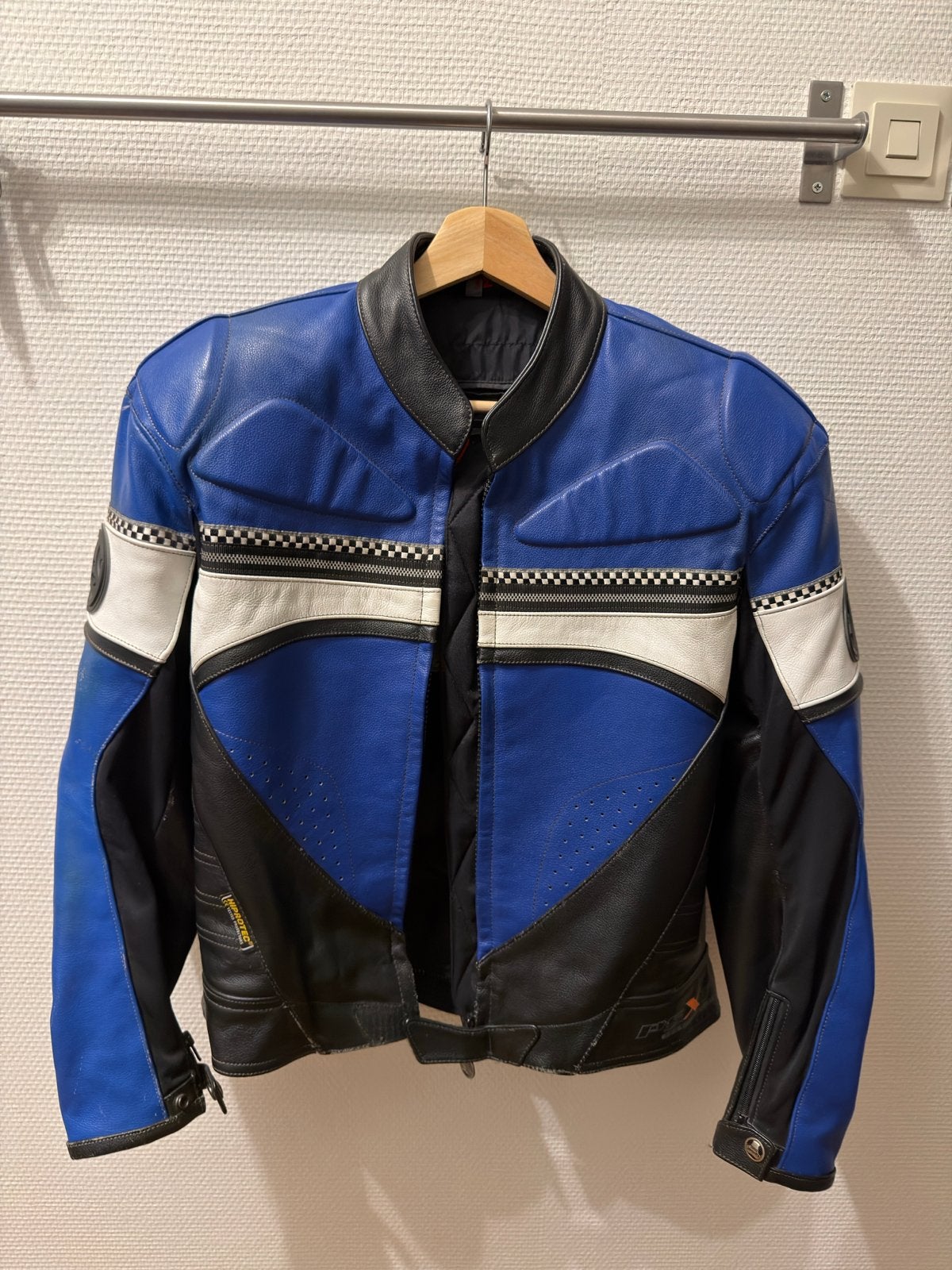 Leren motorpak (jas en broek) maat 52, Motoren, Ophalen of Verzenden, Tweedehands, Dames, Combipak