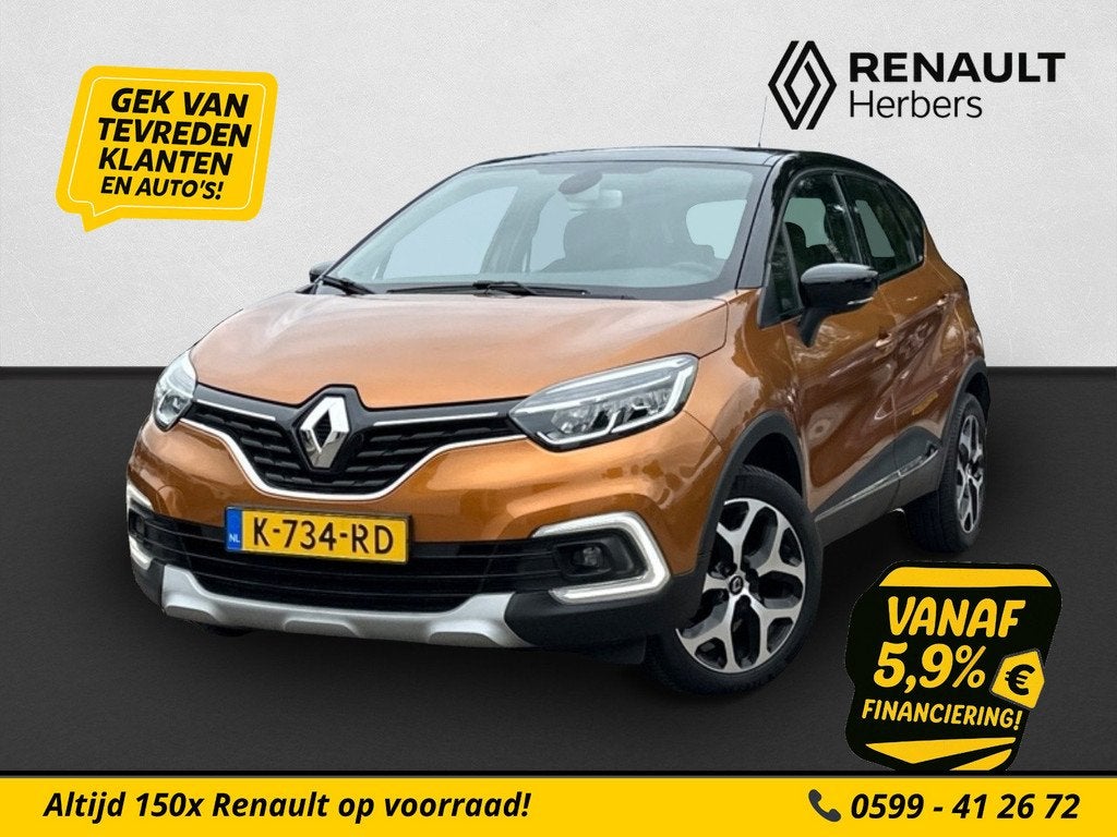 Renault Captur 0.9 TCe Intens TREKHAAK / CRUISE / NAVI / STO, Auto's, Renault, Bedrijf, Te koop, Captur, ABS, Airbags, Airconditioning