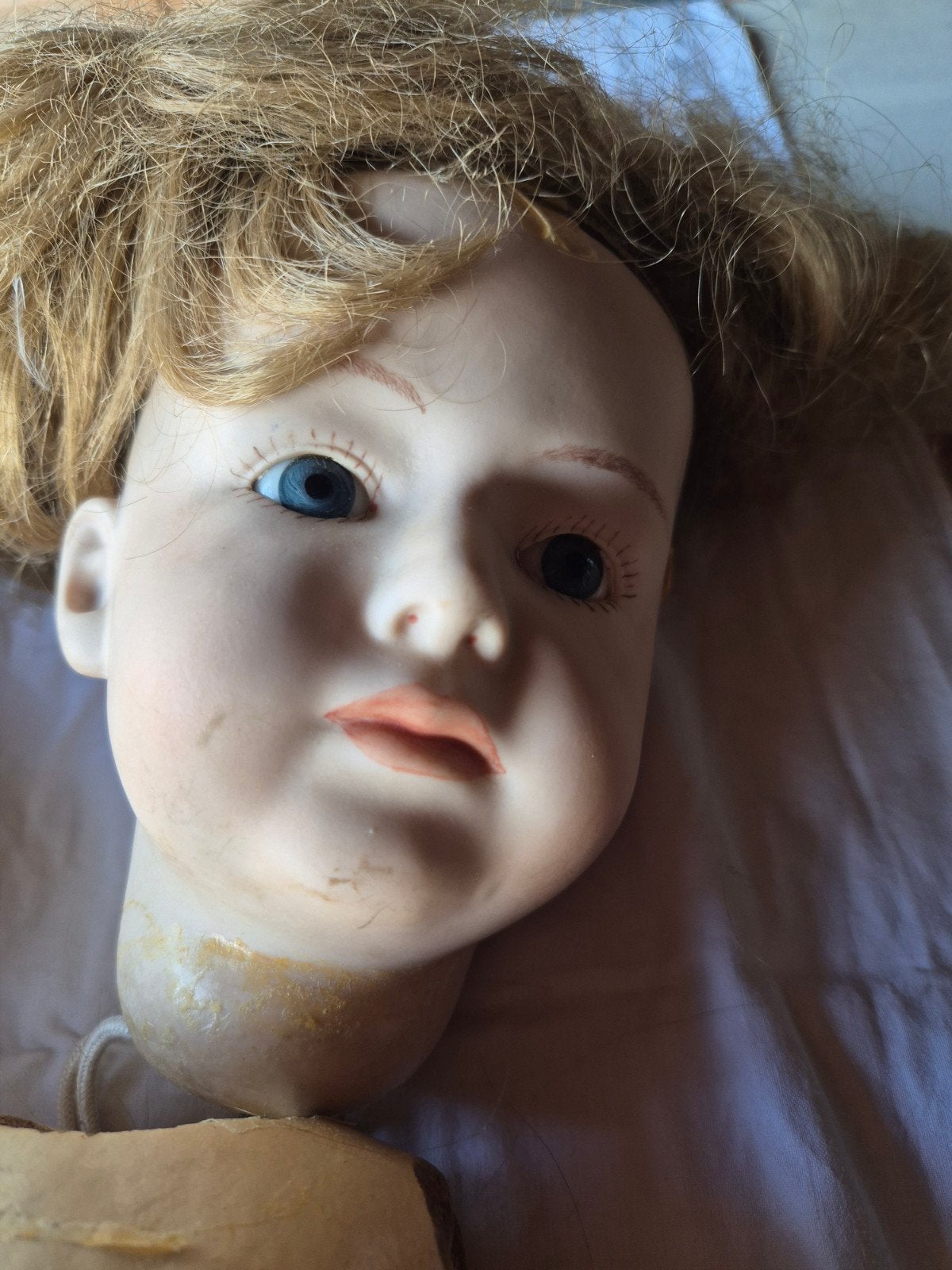 antieke poppen, Verzamelen, Ophalen of Verzenden, Gebruikt, Pop