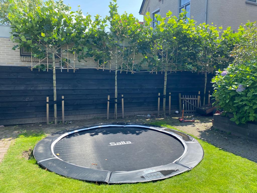 Pring mat & veren voor trampoline, Kinderen en Baby's, Speelgoed | Buiten | Trampolines, Zo goed als nieuw, Ophalen