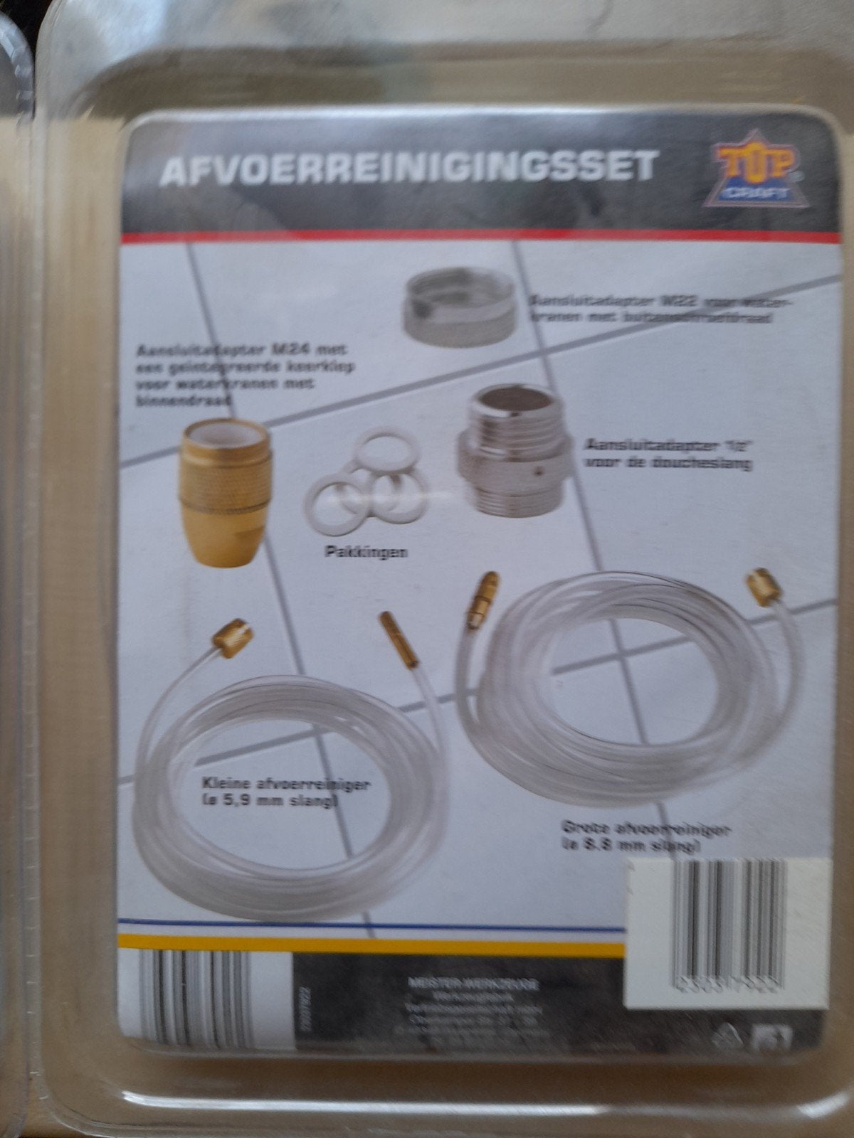 TOPCRAFT Afvoerreinigingsset - Nieuw in verpakking, Ophalen, Nieuw, Overige typen
