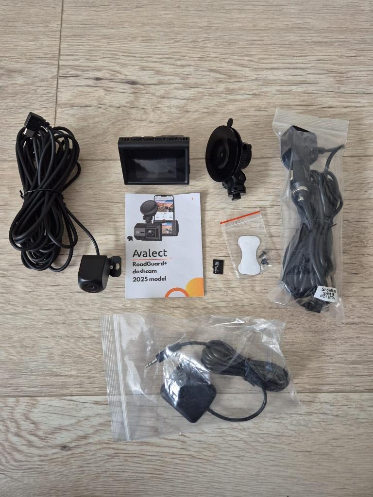 Avalect RoadGuard+ Dashcam | 4K | Voor + Achter | Incl. SD, Ophalen, Zo goed als nieuw