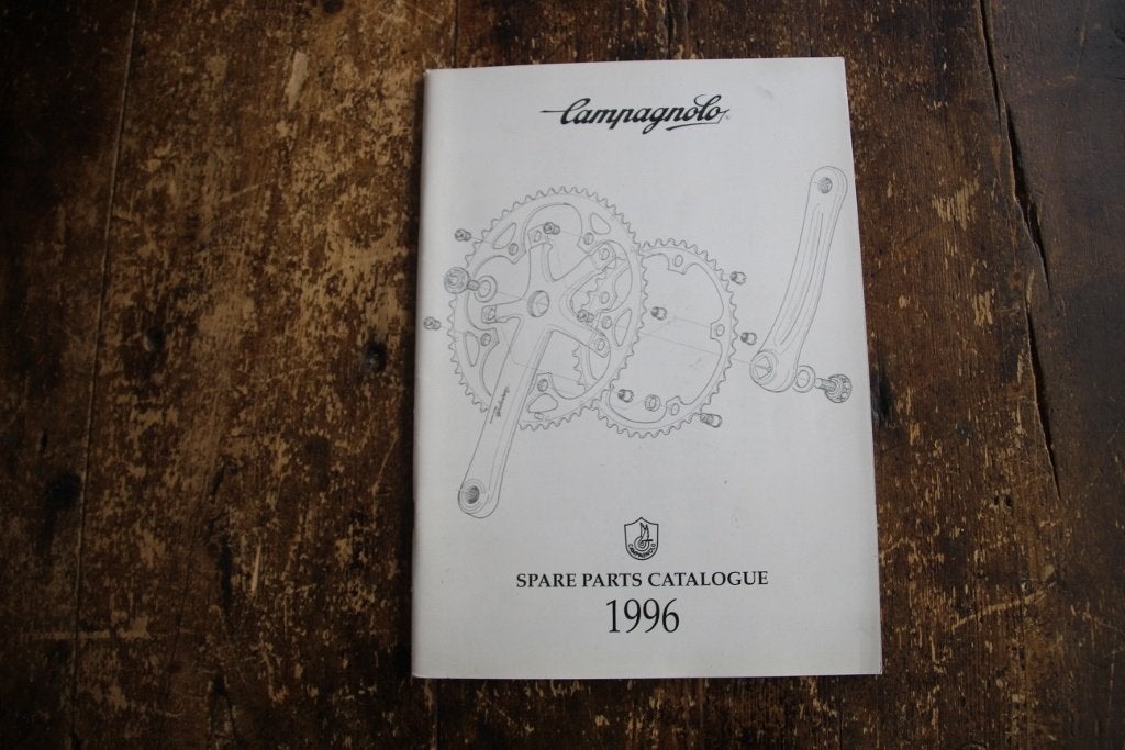 Campagnolo 1996 spare parts catalogus / vintage Campa race, Hgj, Ophalen of Verzenden, Zo goed als nieuw, 4ccb