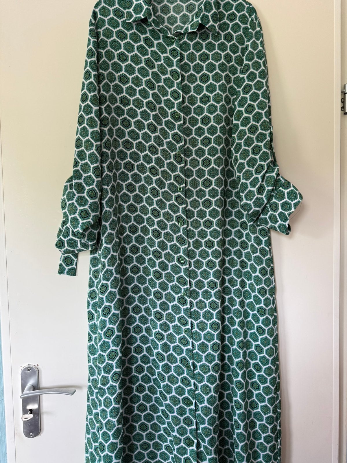 Nieuwe, ongedragen groene jurk in maat XL,, Kleding | Dames, Grote Maten, Verzenden, Nieuw, Groen, Jurk