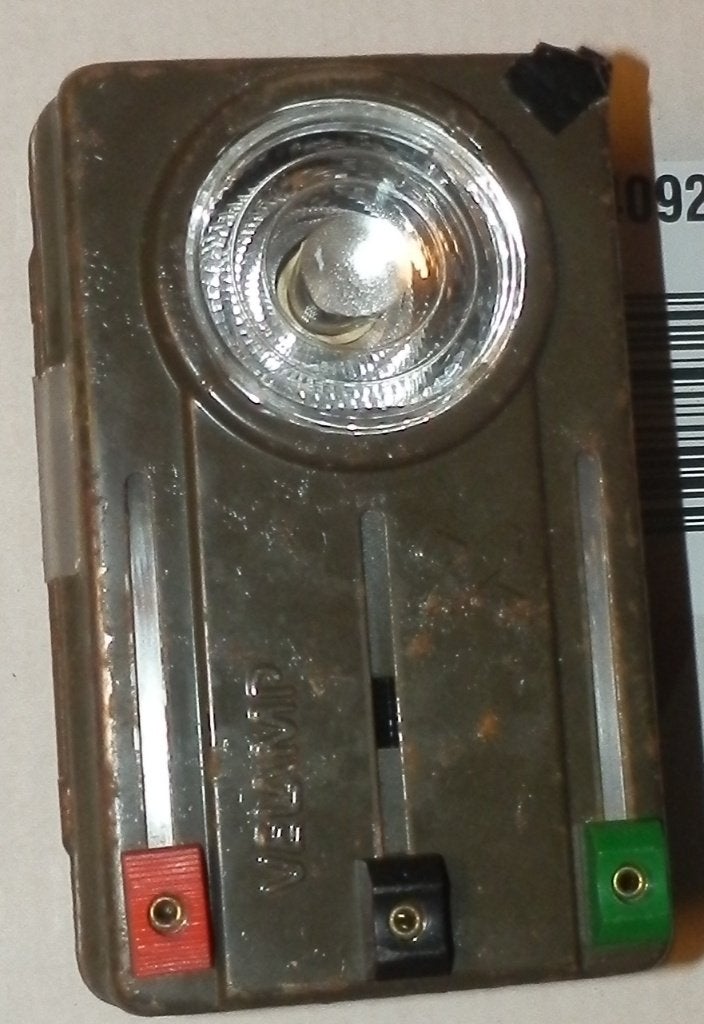 Oude nog werkende verkenners sein zaklamp, Verzamelen, Ophalen of Verzenden, Gebruikt