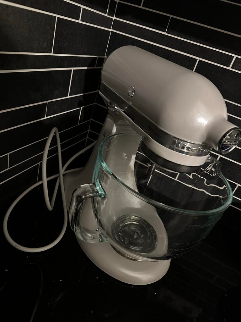 KitchenAid mixer 4,8 liter, 4 liter of meer, Ophalen of Verzenden, Gebruikt, 3 snelheden of meer