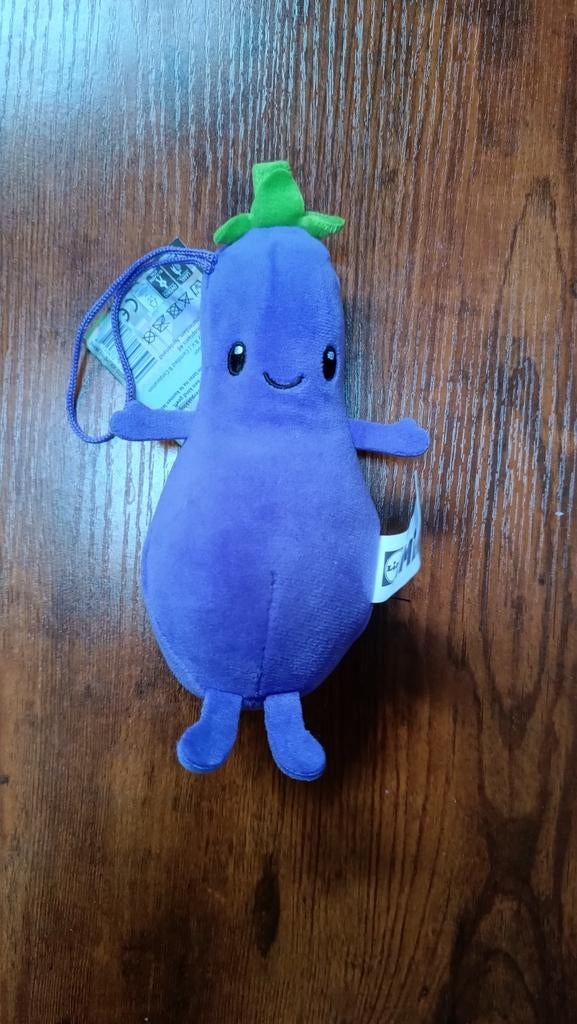 Lidl Abby Aubergine knuffel - Zo goed als nieuw, Ophalen of Verzenden, Zo goed als nieuw, Overige typen