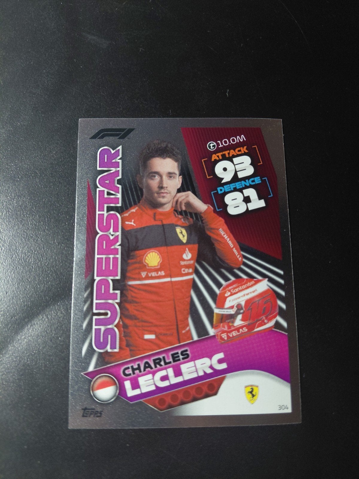 Charled leclerc (superstar) ferrari topps f1 2022, Ophalen of Verzenden, Nieuw, Formule 1