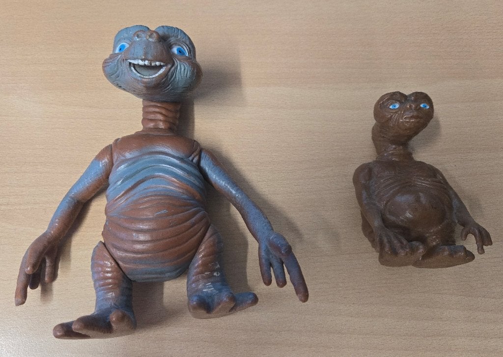 2 vintage bootleg E.T. figuren, Verzenden, Zo goed als nieuw