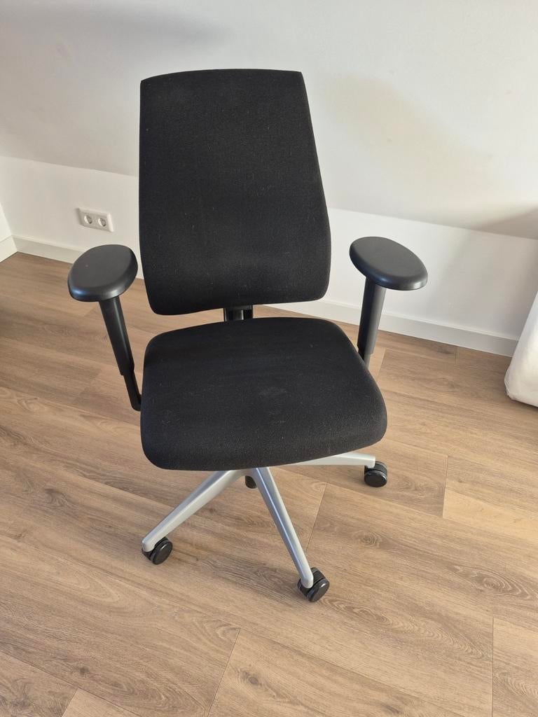 Stevigen nette Interstuhl 154G bureaustoel te koop., Ophalen, Zwart