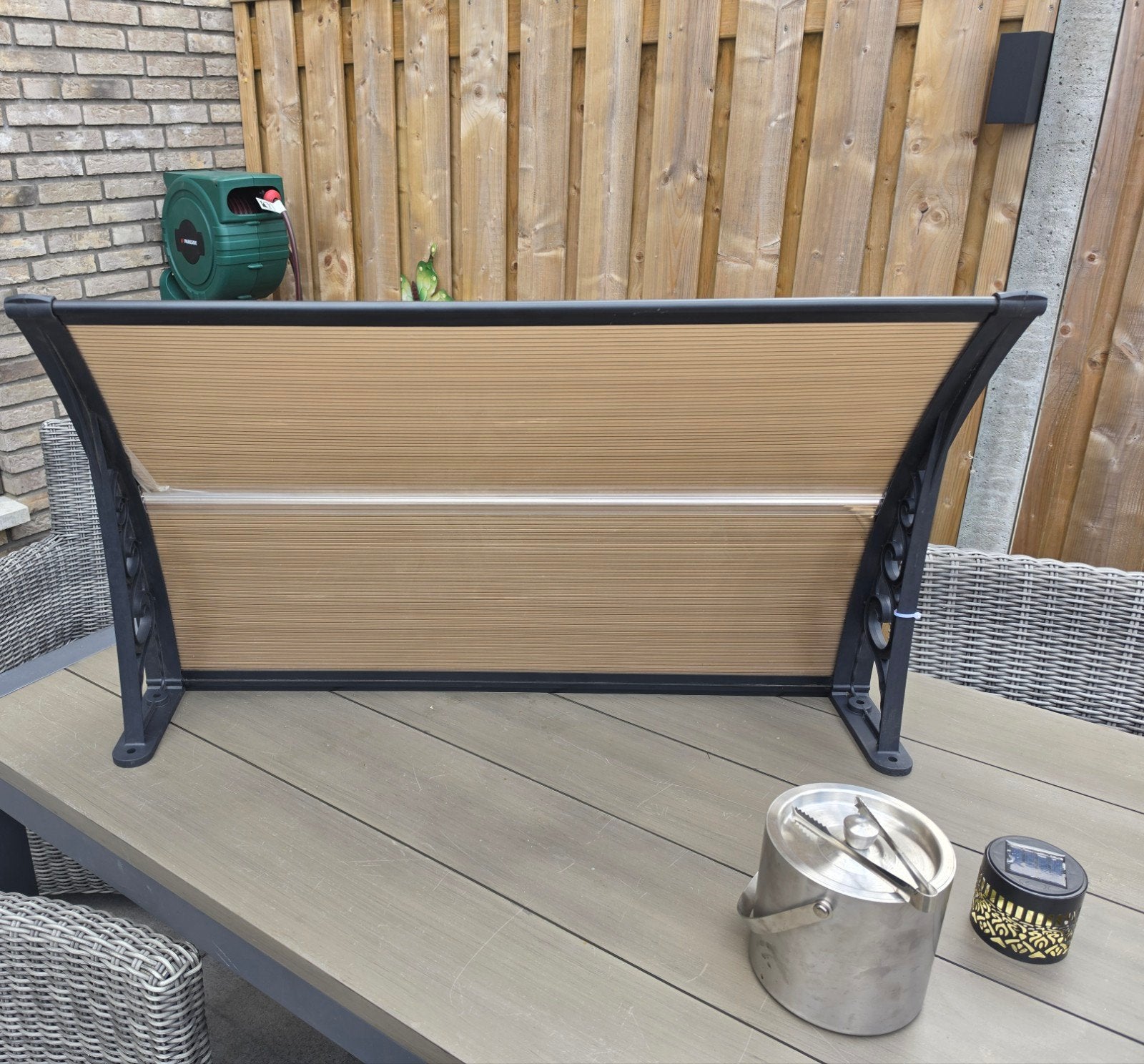 Deur Luifel.NIEUW, Tuin en Terras, Minder dan 150 cm, Ophalen, Knikarmscherm