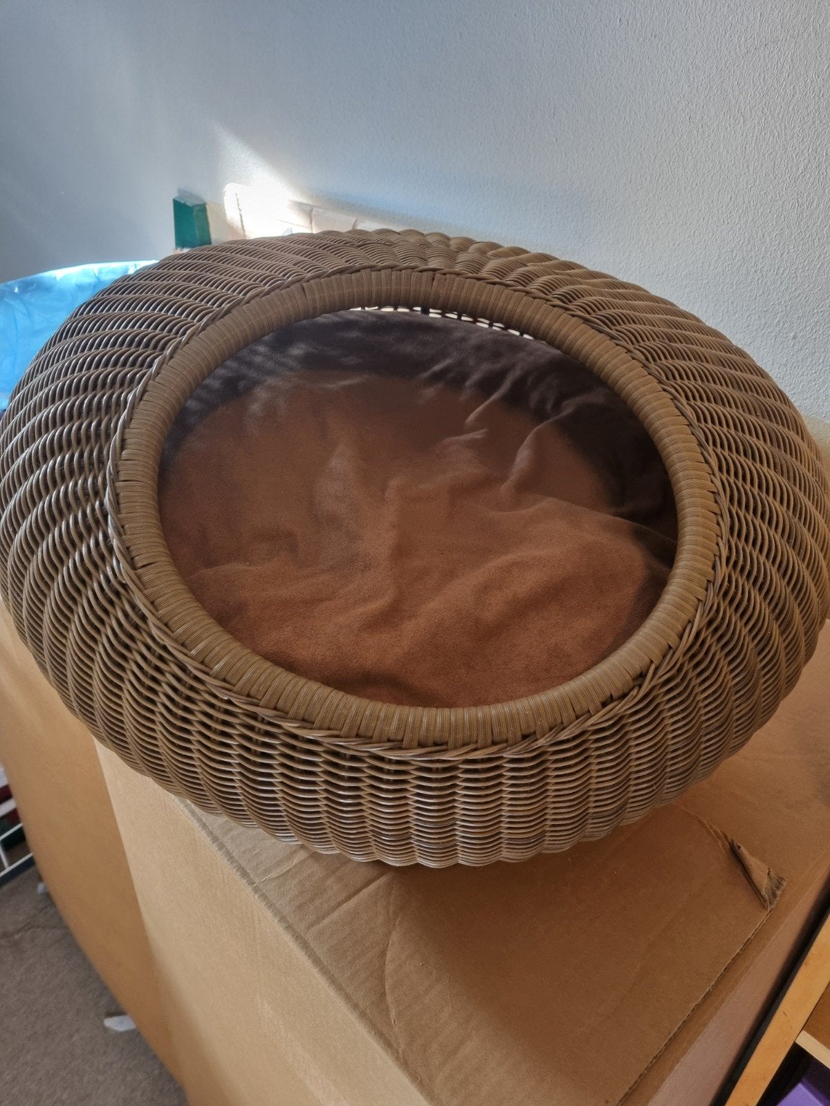 kattenmand, Dieren en Toebehoren, Kattenmanden, Ophalen, Zo goed als nieuw, Riet