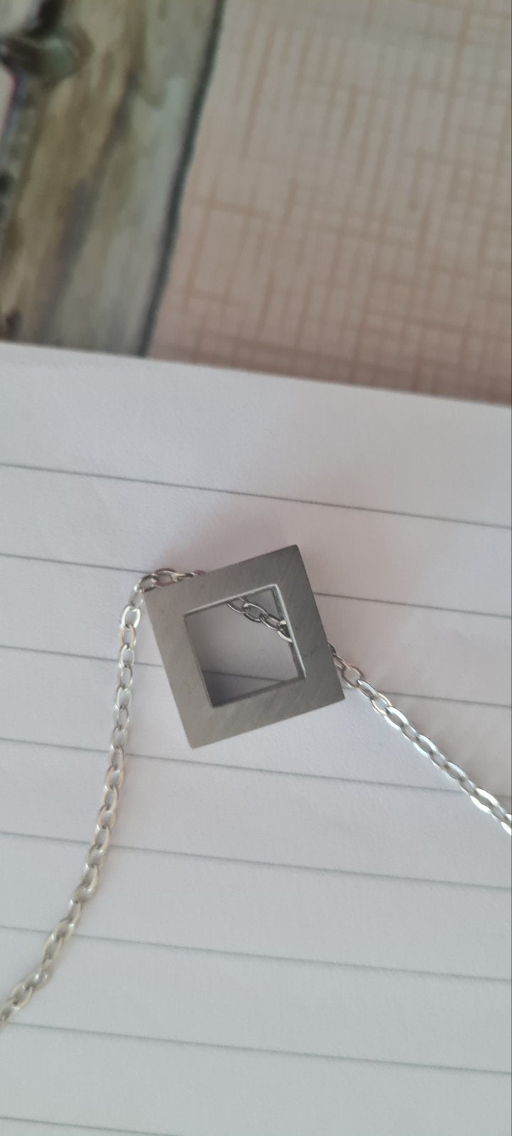 Ketting met hanger, Ophalen of Verzenden, Zilver, Overige materialen, Met hanger