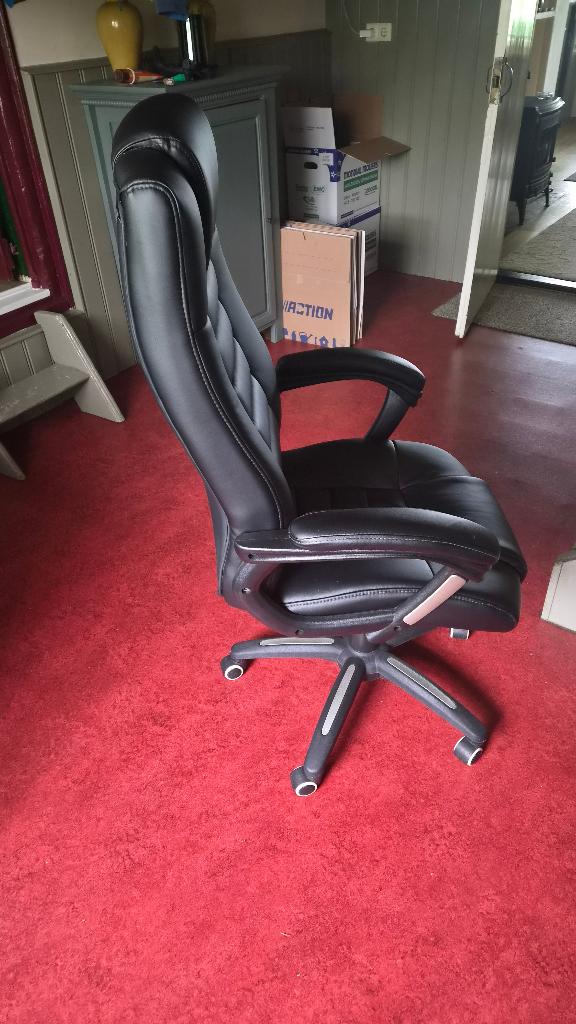 bureau stoel, Huis en Inrichting, Stoelen, Ophalen, Zo goed als nieuw, Zwart, Eén