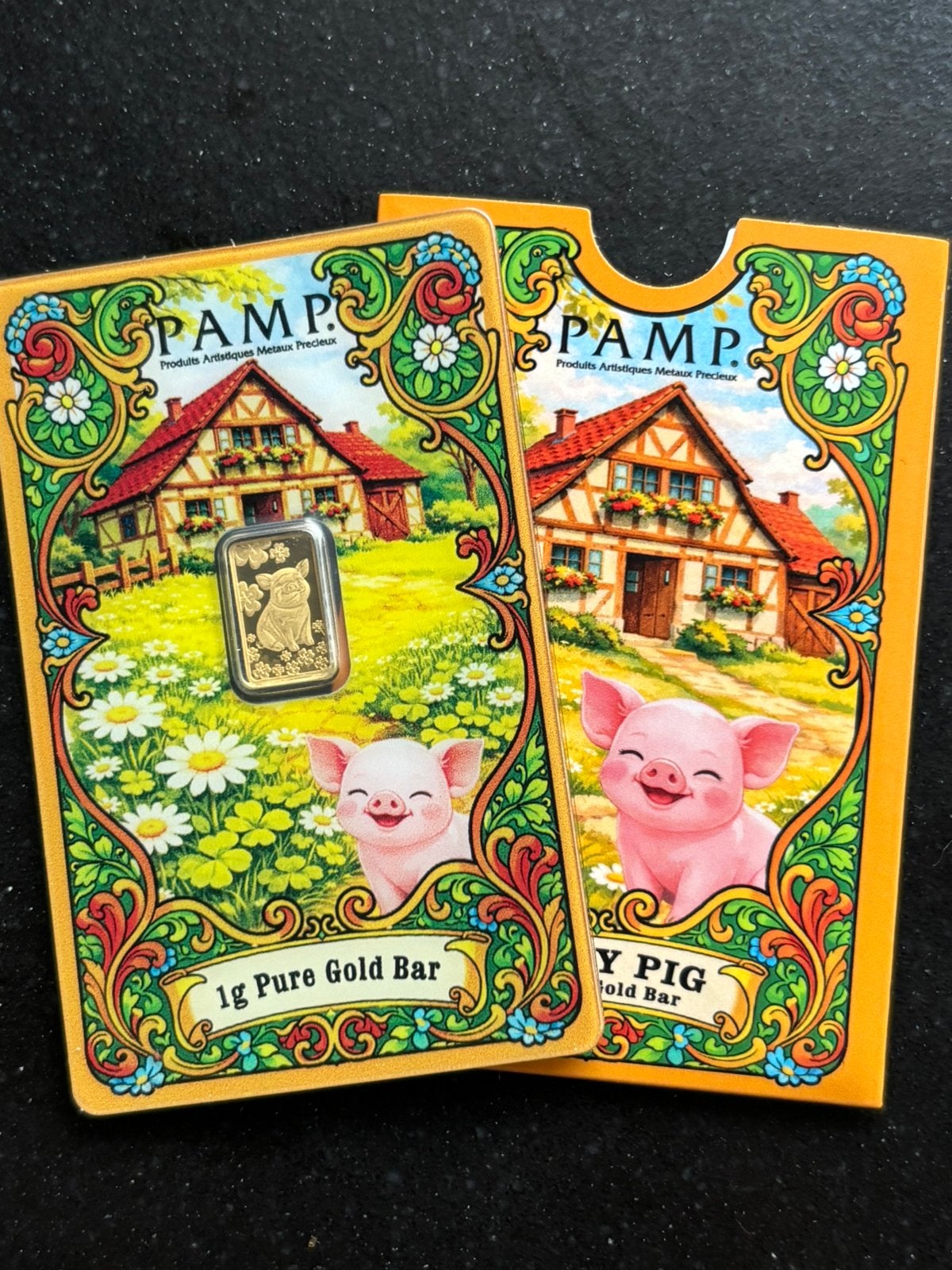 Pamp suisse Lucky pig 1 gram goud baar - cool!!, Ophalen of Verzenden, Goud