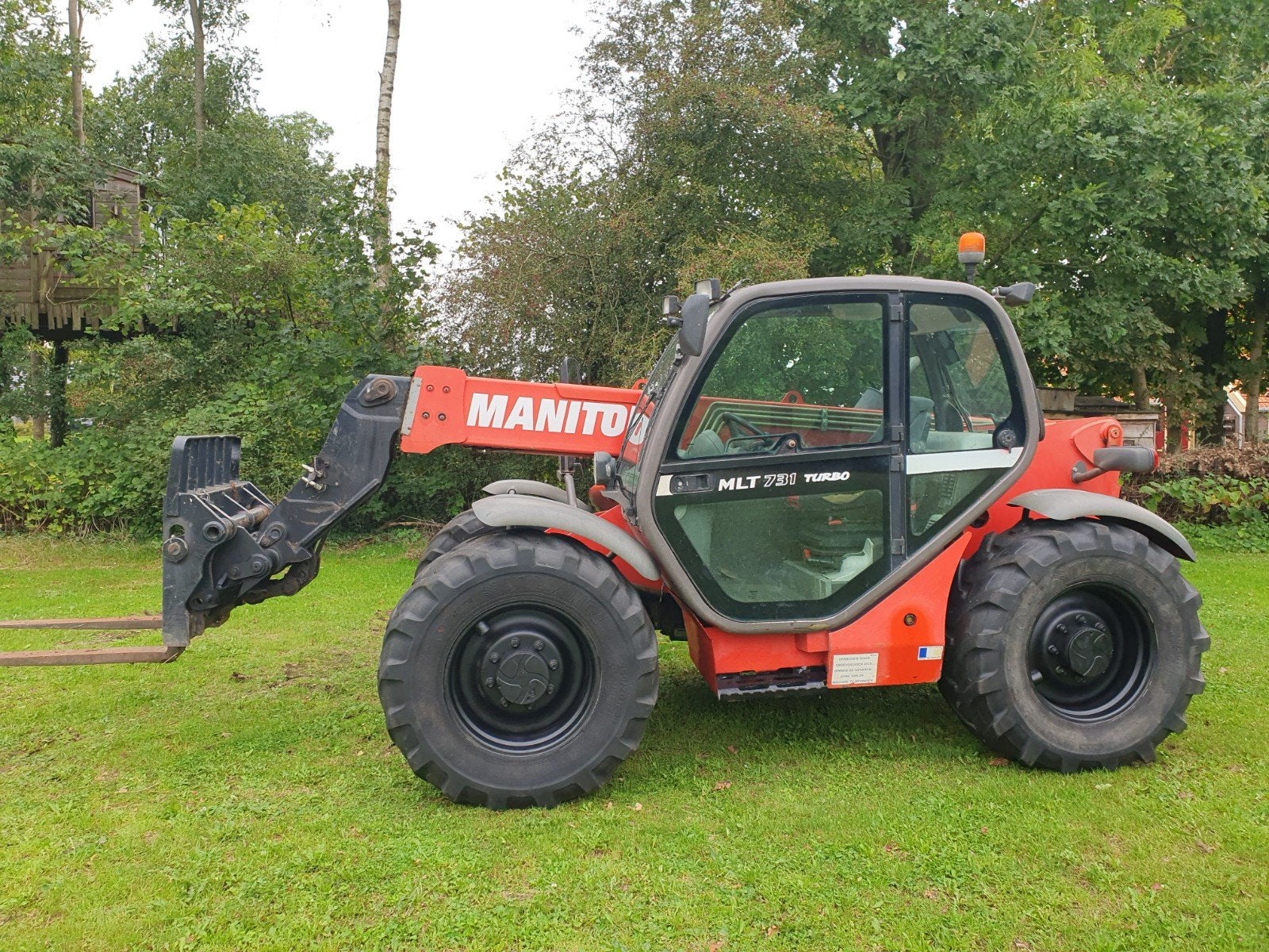 Zeer nette Manitou MLT 731 snelloper, Ophalen, Verreiker