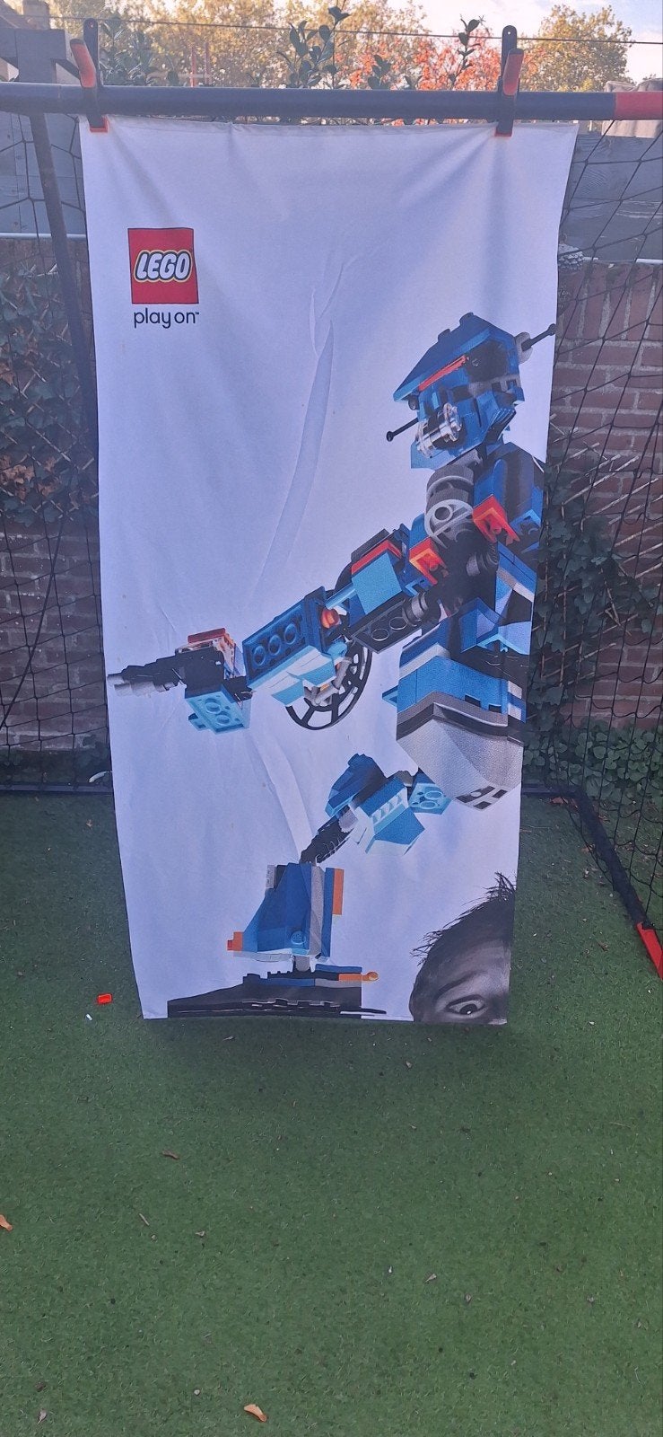 Lego play on banner, Gebruikt, Gebruiksvoorwerp, ., Ophalen of Verzenden