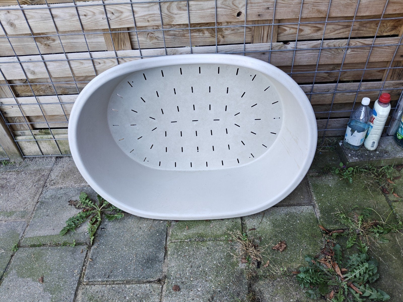 grote hondenmand, Ophalen