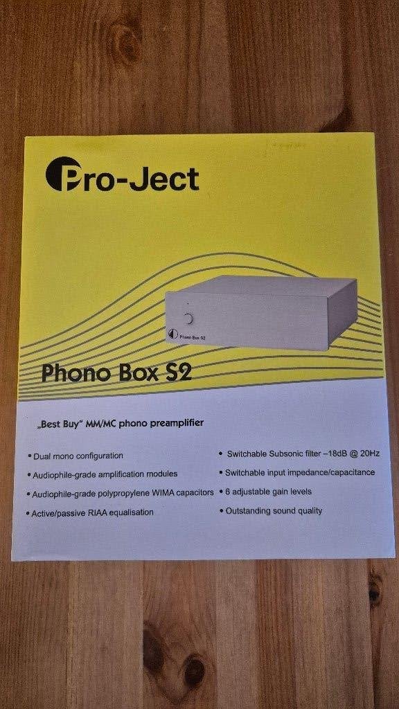 Pro-Ject Phono Box S2 MM/MC Phono Voorversterker, Overige merken, Overige systemen, Ophalen of Verzenden, Zo goed als nieuw