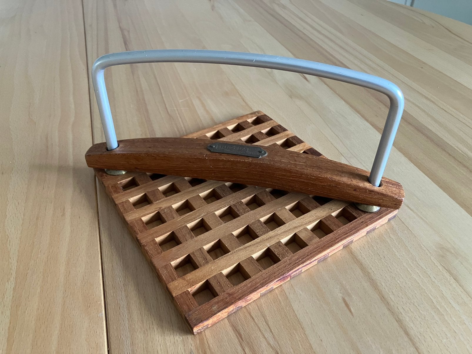 Trip Trap Deens servettenhouder teak, Ophalen of Verzenden, Zo goed als nieuw