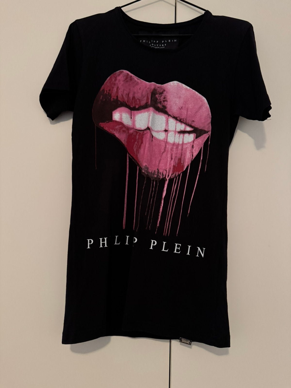 PHILIPP PLEIN Dames T-shirt, Ophalen of Verzenden, Zo goed als nieuw, Zwart, Korte mouw