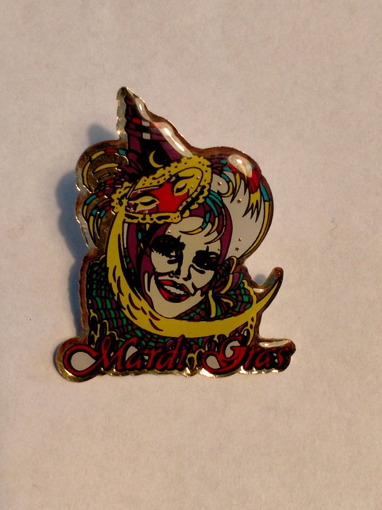 Mardi Gras Holland Casino logo feest pin RARE, Ophalen of Verzenden, Gebruikt