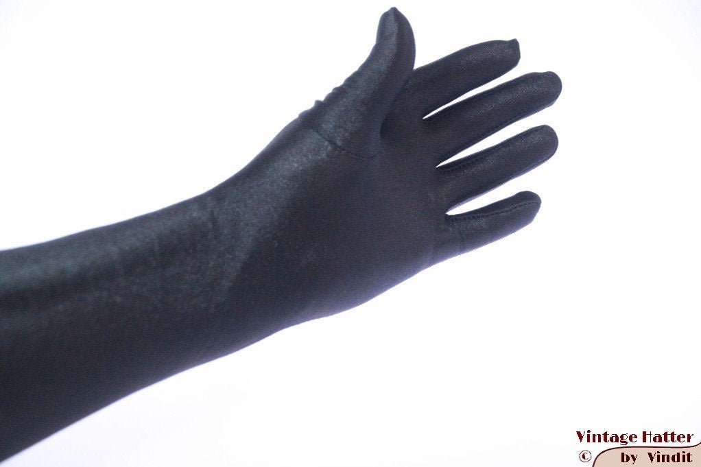 Avondkleding gala zwarte lange dames handschoenen NEW S - M, Ophalen of Verzenden, Nieuw, Maat 38/40 (M), Handschoenen