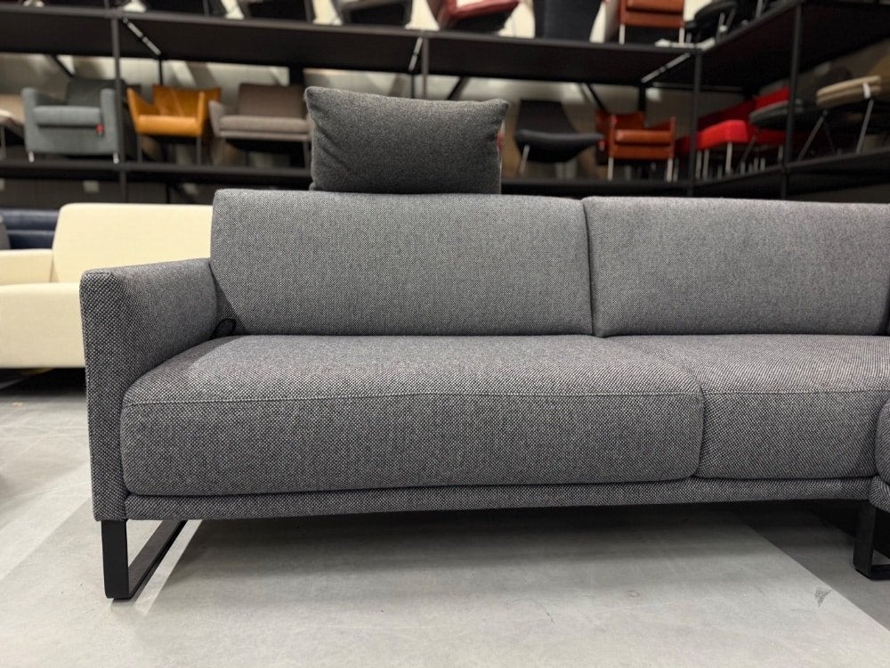Nieuw Rolf Benz Cara Hoekbank Panama stof design Bank, Service@rolf-benz.com, Nieuw, Ophalen of Verzenden, Rolf Benz